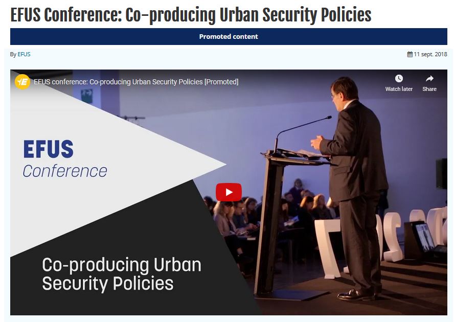 SHINE - European Forum for Urban Security